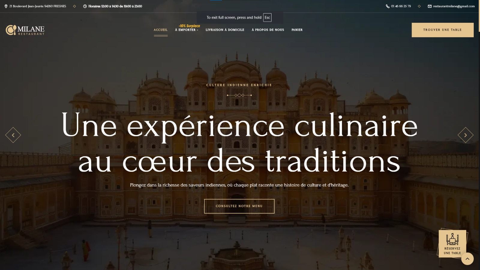 Restaurant Milane
